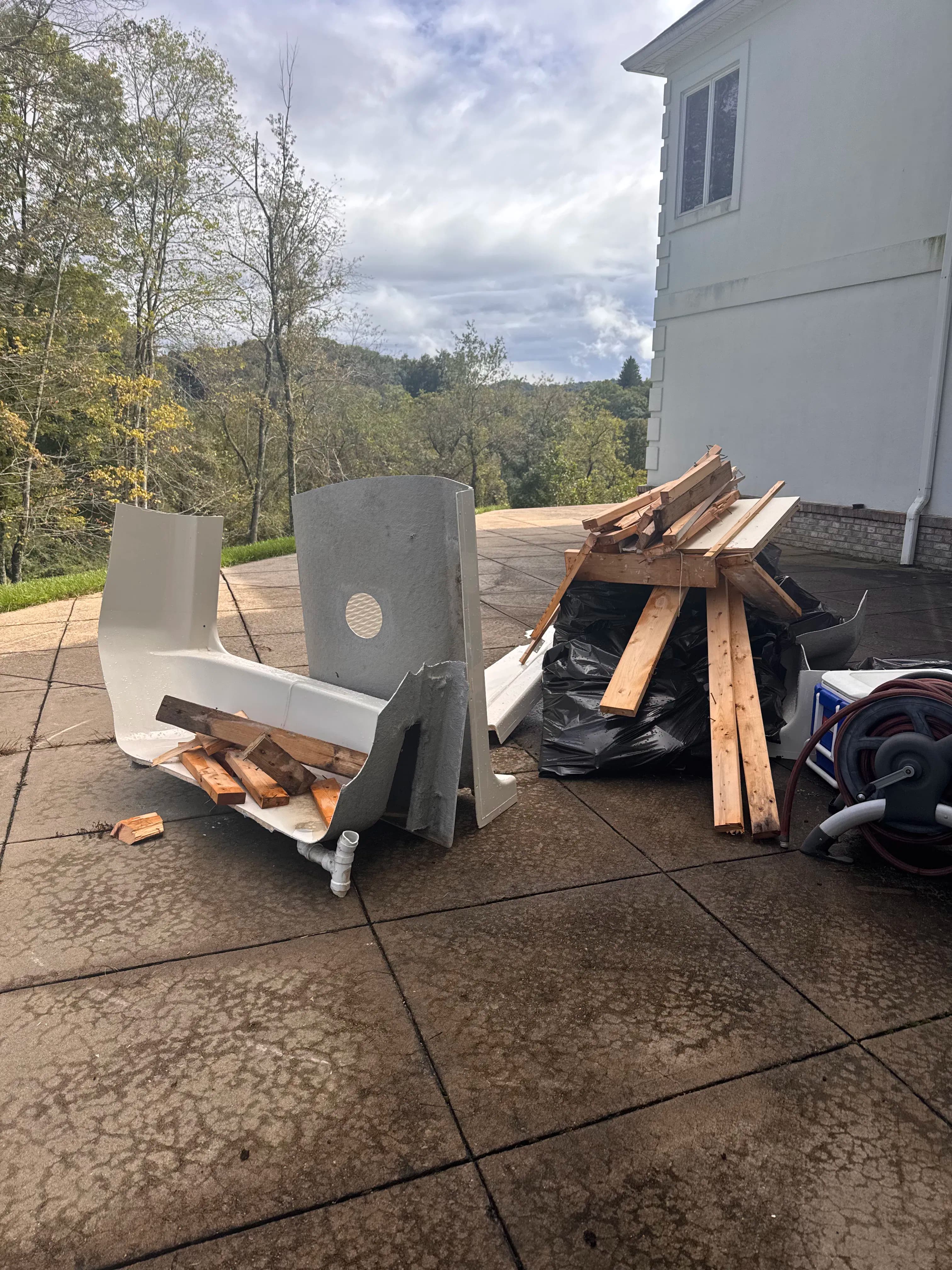 Project Bathroom Remodel Debris Hauled Away in Bridgeport WV image